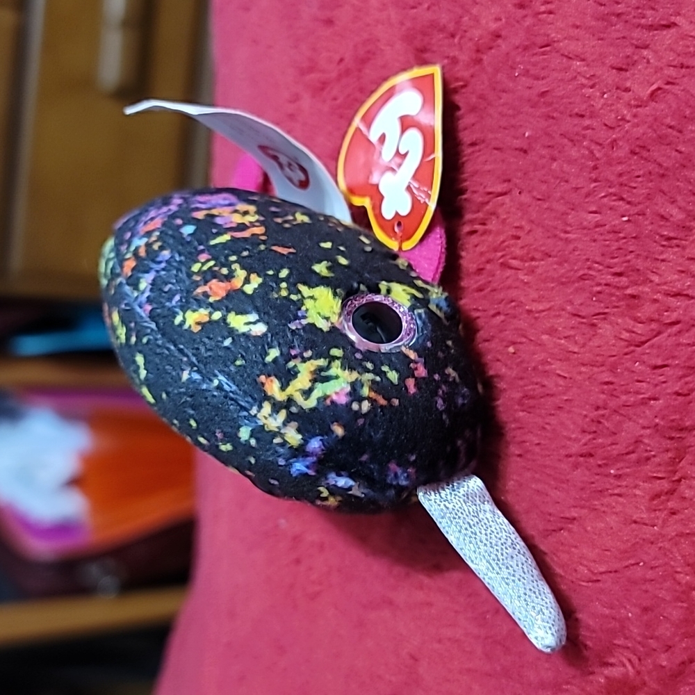 McDonalds Ty Teenie Nori the Narwhal Mini Plush